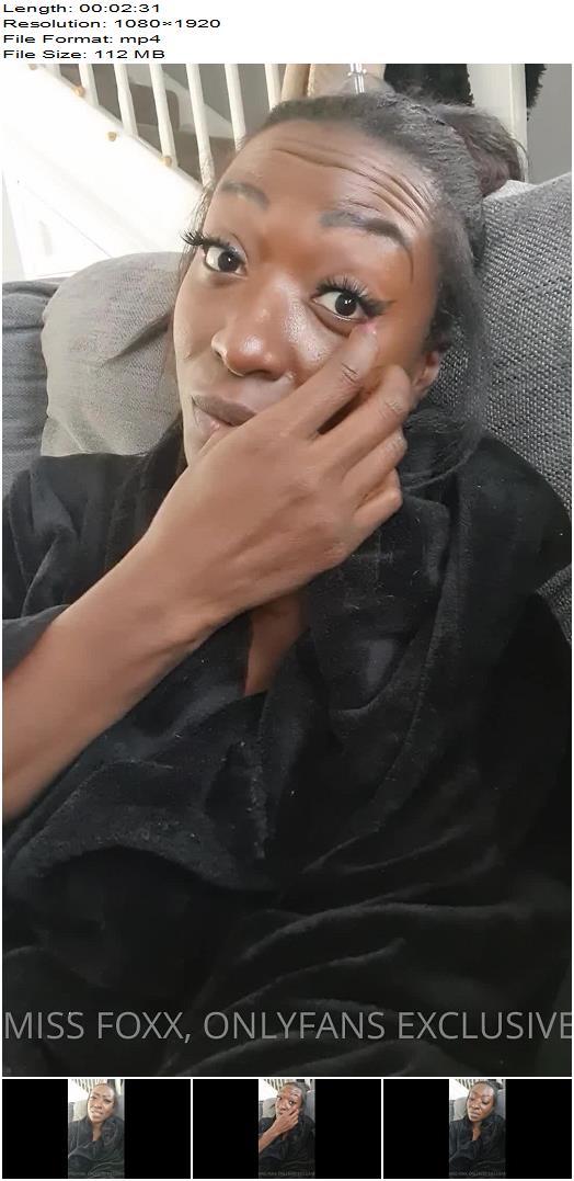 Miss Foxx  That s It  Ive Retired From Real Time preview