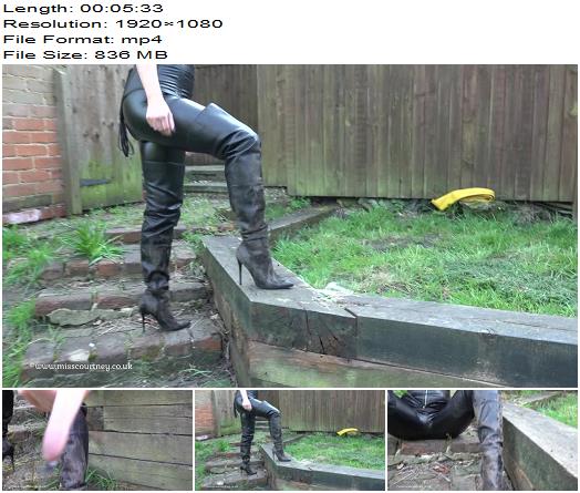 Mistress Courtneys Fetish Lair  Outdoor Mud slave preview