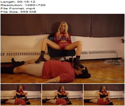 SadisticQueen Foot Worship Ball STOMPING Slave Mistress Alexis preview