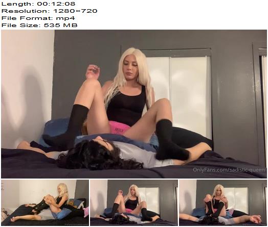 SadisticQueen  Mistress Alexis  SWEATY Sock Sniffing  Spitting Humiliation preview