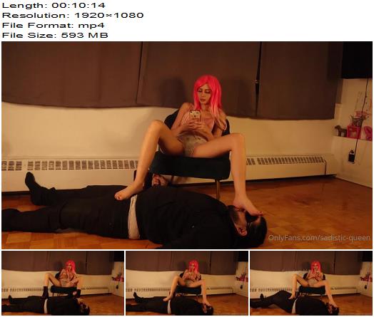 SadisticQueen  Worship My Feet While I STOMP Your Balls preview