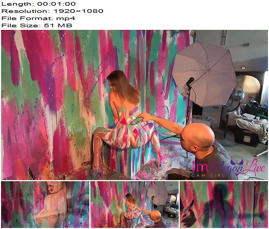 ImMeganLive MEGANS BODY PAINTING PHOTO SHOOT preview
