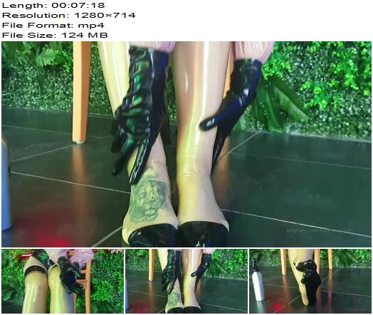Katerina Piglet  For Foot Fetishists  Rubber Stockings preview