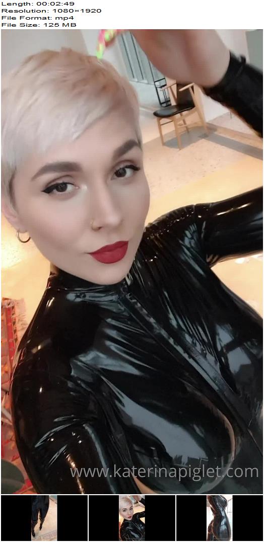 Katerina Piglet  Your Fav Black Catsuit preview