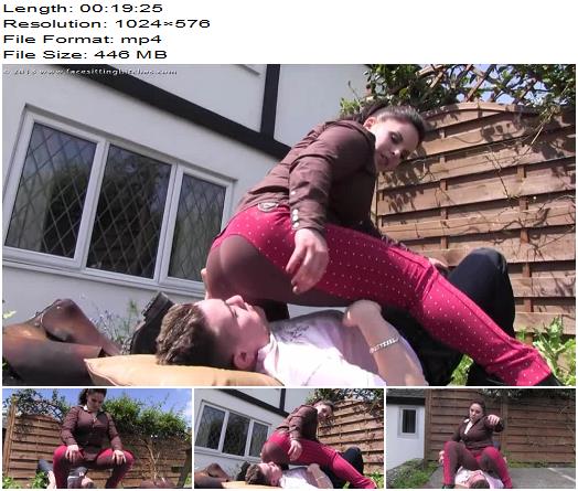 Lethal Bitches  Facesat outdoors by Amy in Jodhpurs preview