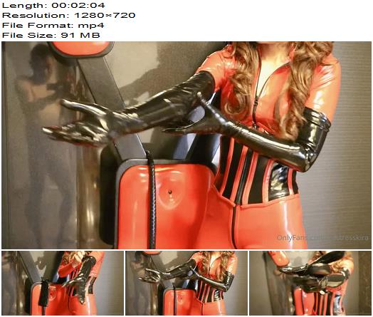 Mistress Kira  Enamel Pvc Gloves Sound preview