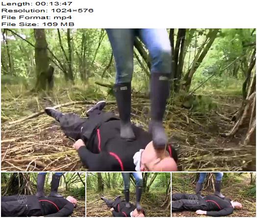 Mistress Nikki Whiplash  Muddy Boot Trample preview