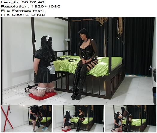 Rain Queen Kali  Part 2 of my slave being feminized and cleaning my play room preview