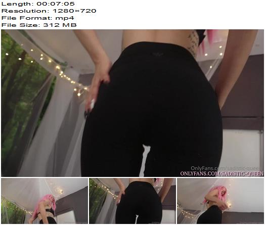 SadisticQueen  Sweaty Yoga Gym Shorts Joi preview