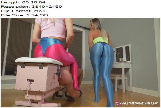 Brat Princess 2  Amber and Ava  Sweaty Gym Brats Smother Helpless Male 4K preview