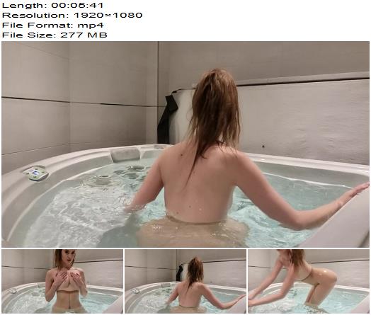 Brook Logan  In The Hot Tub Wearing Pantyhose preview