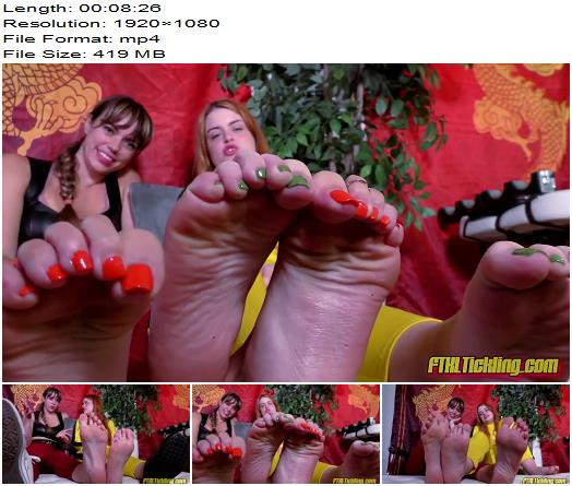 FTKLsTicklingFantasies  Foot Comparison with Tasha and Jaspe preview