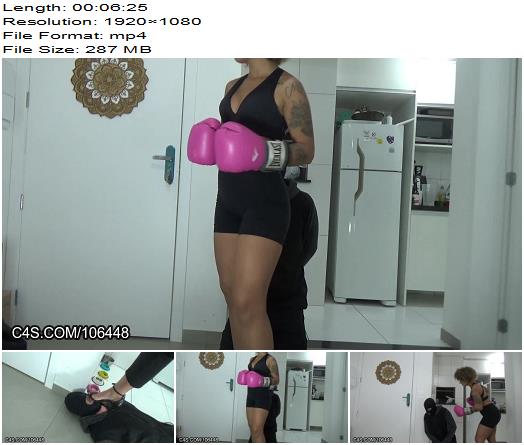 Girls Fetish Brazil  Human trash can and punching bag by Mistress Kelly preview