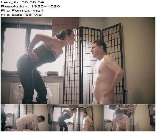 Amalie von Stein  Pathetic slave castration  Part 2 preview