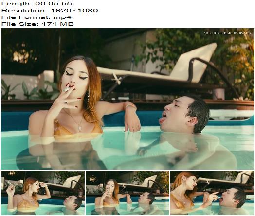 Elis Euryale  Latex and cigarette in the pool preview