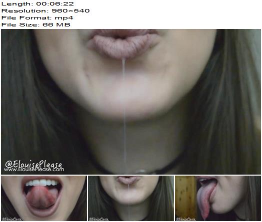 Elouise Please  Lip Spit And Long Tongue Fetish preview