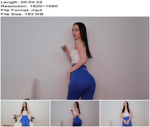 Goddess Alyssa  DAY 1 of LEGGING LOCKTOBER  The Start Of Sweet Surrender  These are only mini clips preview