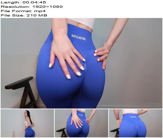 Goddess Alyssa  Legging Locktober DAY 20 shades of blue preview