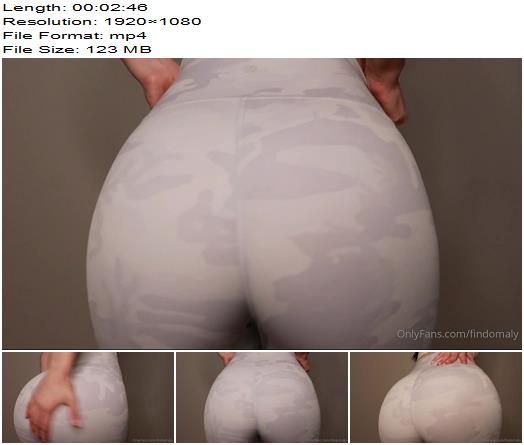 Goddess Alyssa  Legging Locktober DAY 22 ass tease preview