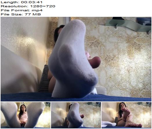 KathrynneGoddesFeet White Socks Tease preview