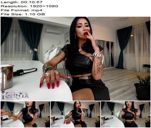 Mistress Kennya  The sound of smoking my nails and my whip preview