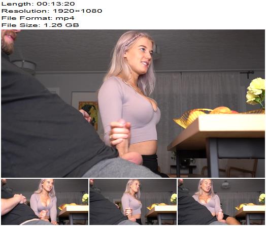 SofiaStudios  Cuckold Under the Table Handjob preview