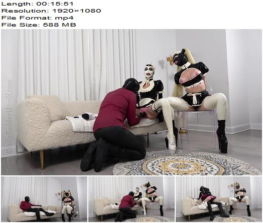Kinky Rubber World  The punished horny Rubberdoll Maid preview