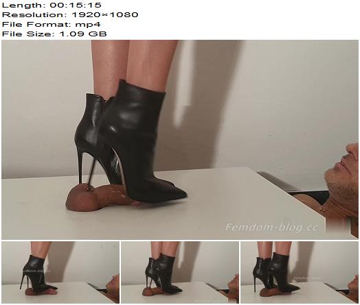Lady Latisha CBT Trample Board Le Silla Stiletto Ankle Boots Part 2 closeup preview