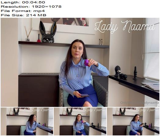 LadyNaama  Instructions For a Chastity Slave  Anal Training In First preview