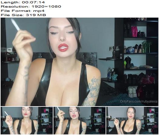 Miss Ruby Alexia  Humiliate yourself while I smoke and insult you preview