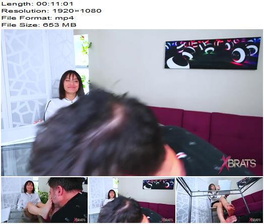 Bratty Foot Girls Natasha Workplace Foot Cleaner preview