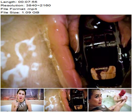 Domina Fire  Bangkok Mistress  Gets Foot Worship By Chastity Slave preview