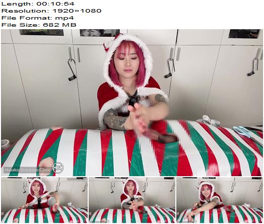 Hinako House of Bondage  Christmas Mummification Handjob preview