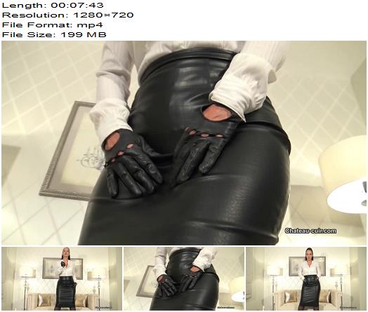 Kinky Leather Clips  Double Spunk On my Skirt JOI  Fetish Liza preview