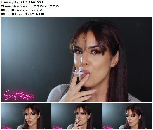 Sweet Maria  smoking with my mouth full of cum preview