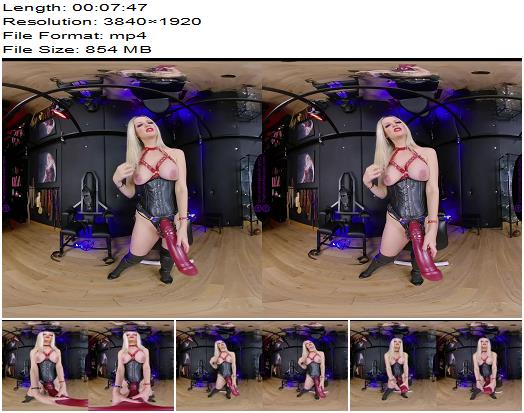 The English Mansion  Mistress Nikki Whiplash  Her Humongous Strapon  VR preview