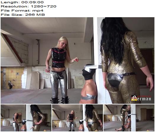 German Mistresses  Lady Kacy Kisha and Lady Luciana  Restricted and Mouthfucking preview