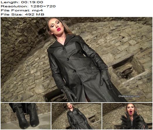 Kinky Leather Clips  Goddess Yasmin in full leather preview