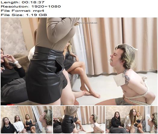 Licking Girls Feet  ALISA PAMELA NICOLE and SARAH  Youre a loser and we will remind you about it preview