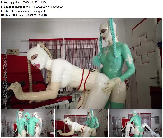 Lola Noir  Fucking the Latex nurse and Fluffing the Doctor in the Rubber Clinic preview