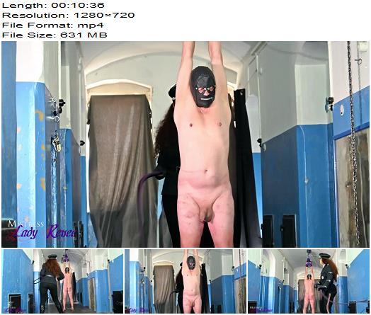 Mistress Lady Renee  Prison corridor whipping preview