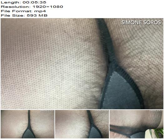 Simone Soros  POV pantyhose ass on your face preview