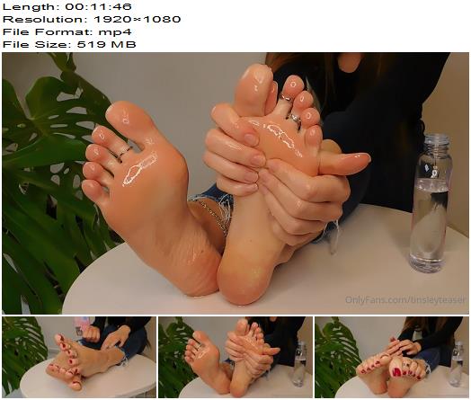 Tinsley Teaser  Nothing Special but a Very Very Enjoyable Oily Feet Video preview