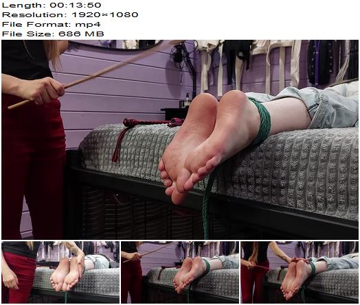 Dirty Priest Femdom Store  Trans slaves feet bastinado preview