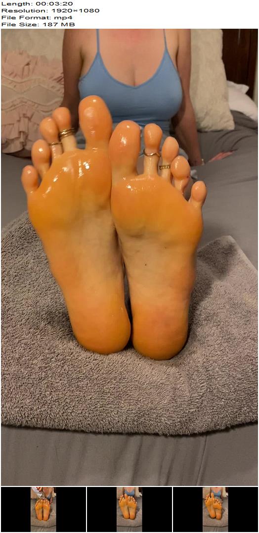GingersToesies Soles Being Covered in Oil preview