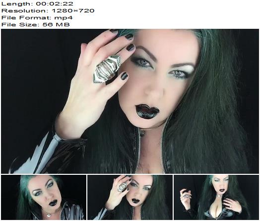 Goddess Zenova  Pvc And Black Lipstick preview