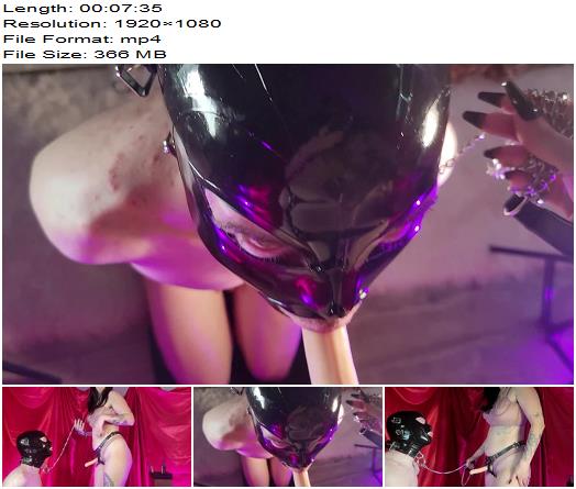 Jade Lussuria Chastity Slut Sucks Cock preview