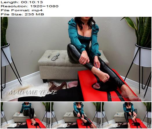 Madame Teeze  Foot File Humiliation preview