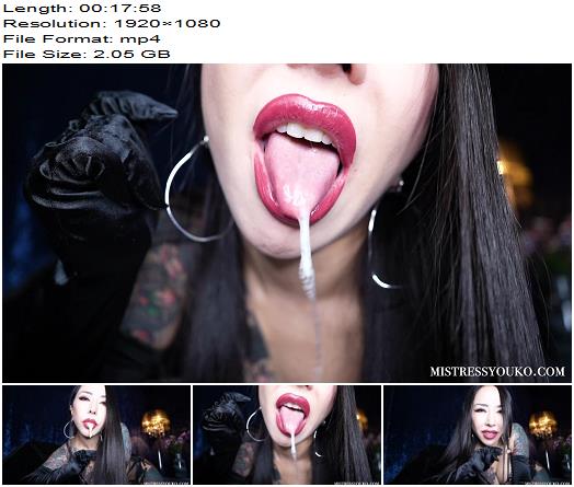 Mistress Youko  Saliva Fetish Feeding preview