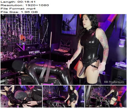 RR Productions Gagged Latex Gimp gets Ruined preview